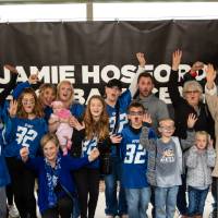 Jamie Hosford Football Center Expansion Site Celebration